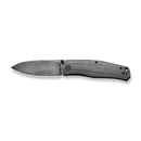 CIVIVI Sokoke Front Flipper & Thumb Stud Knife Micarta Handle (3.35" Damascus Blade) C22007 - DS1 - CIVIVI