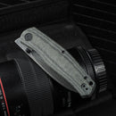 CIVIVI Sokoke Front Flipper & Thumb Stud Knife Micarta Handle (3.35" Damascus Blade) C22007 - DS1 - CIVIVI
