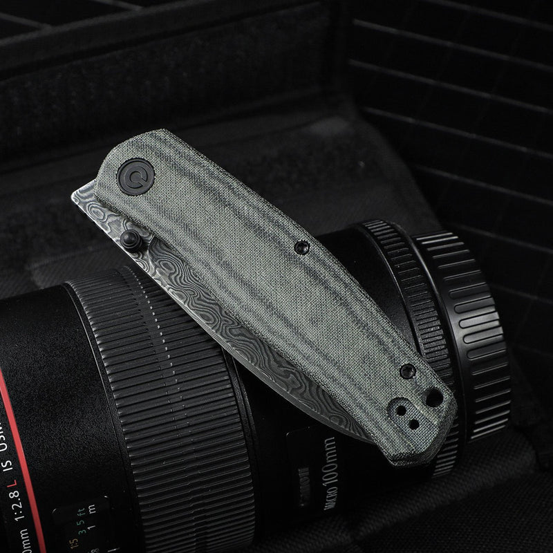 CIVIVI Sokoke Folding Knife Micarta Handle Damascus Blade – CIVIVI