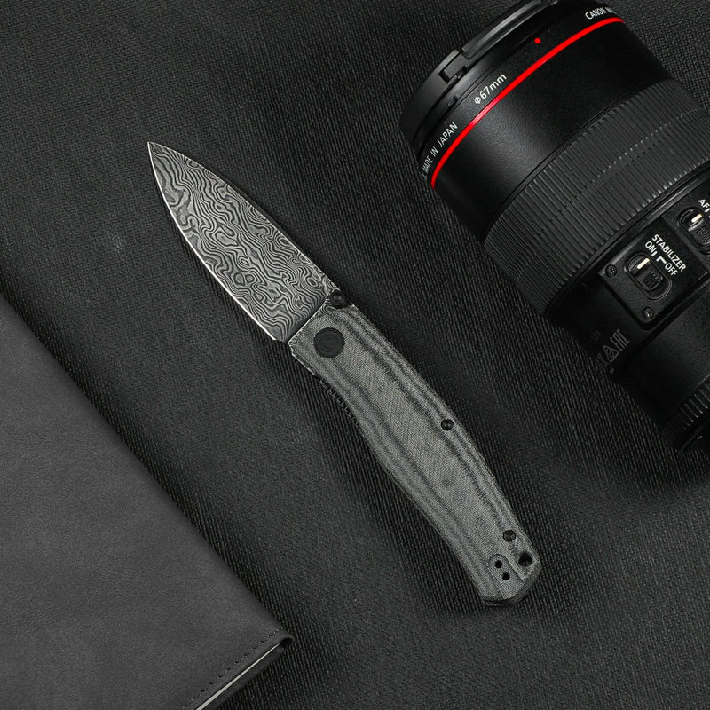 CIVIVI Sokoke Folding Knife Micarta Handle Damascus Blade – CIVIVI