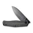 CIVIVI Sokoke Front Flipper & Thumb Stud Knife Micarta Handle (3.35" Damascus Blade) C22007 - DS1 - CIVIVI