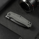 CIVIVI Sokoke Front Flipper & Thumb Stud Knife Micarta Handle (3.35" Damascus Blade) C22007 - DS1 - CIVIVI