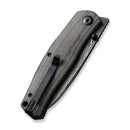 CIVIVI Sokoke Front Flipper & Thumb Stud Knife Micarta Handle (3.35" Damascus Blade) C22007 - DS1 - CIVIVI