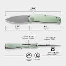 CIVIVI Sokoke Front Flipper & Thumb Stud Knife G10 Handle (3.35" 14C28N Blade) C22007 - 5 - CIVIVI