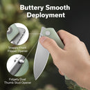 CIVIVI Sokoke Front Flipper & Thumb Stud Knife G10 Handle (3.35" 14C28N Blade) C22007 - 5 - CIVIVI