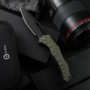 CIVIVI Spiny Dogfish Thumb Hole Knife G10 Handle (3.47" 14C28N Blade) C22006 - 3 - CIVIVI