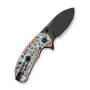 CIVIVI Squib Flipper & Thumb Stud Knife Micarta Handle (2.28" Black Stonewashed Nitro - V Blade) C25117 Sample2 - CIVIVI