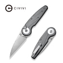 CIVIVI Starflare Thumb Stud & Button Lock Knife Aluminum Handle (3.3" Nitro - V Blade) C23052 - 2 - CIVIVI