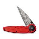 CIVIVI Starflare Thumb Stud & Button Lock Knife Aluminum Handle (3.3" Damascus Blade) C23052 - DS1 - CIVIVI