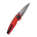 CIVIVI Starflare Thumb Stud & Button Lock Knife Aluminum Handle (3.3" Damascus Blade) C23052 - DS1 - CIVIVI