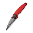 CIVIVI Starflare Thumb Stud & Button Lock Knife Aluminum Handle (3.3" Damascus Blade) C23052 - DS1 - CIVIVI