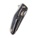 CIVIVI Statera Flipper Knife G10 & Carbon Fiber Handle (3.45" D2 Blade) C901A - CIVIVI