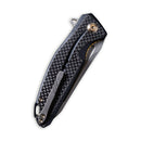 CIVIVI Statera Flipper Knife G10 & Carbon Fiber Handle (3.45" D2 Blade) C901C - CIVIVI