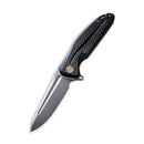 CIVIVI Statera Flipper Knife G10 & Carbon Fiber Handle (3.45" D2 Blade) C901C - CIVIVI