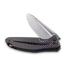 CIVIVI Statera Flipper Knife G10 & Carbon Fiber Handle (3.45" Damascus Blade) C901DS - CIVIVI