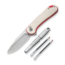 CIVIVI StellarQuill Pen & Button Lock Elementum II Flipper Knife Combo Gift Pack C23049 - CIVIVI