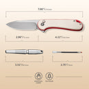 CIVIVI StellarQuill Pen & Button Lock Elementum II Flipper Knife Combo Gift Pack C23049 - CIVIVI