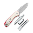 CIVIVI StellarQuill Pen & Button Lock Elementum II Flipper Knife Combo Gift Pack C23049 - CIVIVI