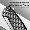 CIVIVI Stormhowl Flipper & Button Lock Knife Aluminum Handle (3.3" Nitro - V Blade) C23040B - 1 - CIVIVI