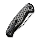 CIVIVI Stormhowl Flipper & Button Lock Knife Aluminum Handle (3.3" Nitro - V Blade) C23040B - 1 - CIVIVI