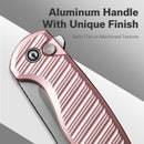 CIVIVI Stormhowl Flipper & Button Lock Knife Aluminum Handle (3.3" Nitro - V Blade) C23040B - 3 - CIVIVI