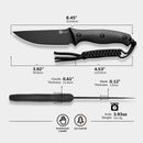 CIVIVI Stormridge Fixed Blade Knife G10 Handle (3.92" Nitro - V Blade) C23041 - 1 - CIVIVI