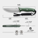 CIVIVI Stormridge Fixed Blade Knife Micarta Handle (3.92" Nitro - V Blade) C23041 - 3 - CIVIVI
