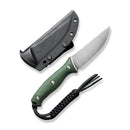 CIVIVI Stormridge Fixed Blade Knife Micarta Handle (3.92" Nitro - V Blade) C23041 - 3 - CIVIVI