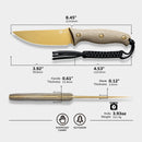 CIVIVI Stormridge Fixed Blade Knife G10 Handle (3.92" Nitro - V Blade) C23041 - 2 - CIVIVI