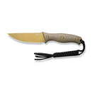 CIVIVI Stormridge Fixed Blade Knife G10 Handle (3.92" Nitro - V Blade) C23041 - 2 - CIVIVI