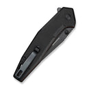 CIVIVI Stravion Flipper & Thumb Stud Knife Black & Orange G10 Handle (3.42" Black Stonewashed Nitro - V Blade) C25043 Sample1