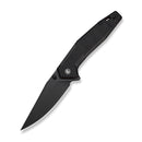 CIVIVI Stravion Flipper & Thumb Stud Knife Black & Orange G10 Handle (3.42" Black Stonewashed Nitro - V Blade) C25043 Sample1
