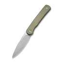 CIVIVI Stylum Front Flipper & Slip Joint Knife Micarta Handle (2.96" 10Cr15CoMoV Blade) C20010B - B - CIVIVI