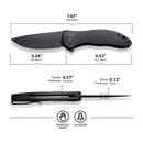 CIVIVI Synergy3 Flipper Knife G10 Handle (3.24" Nitro - V Blade) C20075D - 1 - CIVIVI