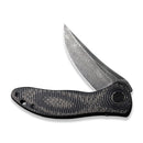 CIVIVI Synergy3 Flipper Knife G10 & Carbon Fiber Handle (3.24" Damascus Blade) C20075A - DS1 - CIVIVI