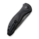 CIVIVI Synergy3 Flipper Knife G10 & Carbon Fiber Handle (3.24" Damascus Blade) C20075D - DS1 - CIVIVI
