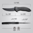 CIVIVI Synergy4 Flipper Knife G10 Handle (3.94" Nitro - V Blade) C21018A - 1 - CIVIVI