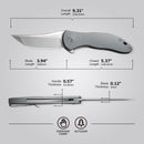 CIVIVI Synergy4 Flipper Knife G10 Handle (3.94" Nitro - V Blade) C21018B - 2 - CIVIVI