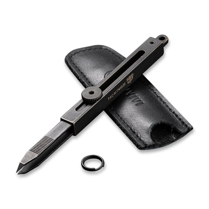 CIVIVI Tac-N-Tweeze - Brass Handle Stainless Steel Tweezers