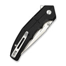 CIVIVI Tactron Flipper & Thumb Stud Knife Black G10 Handle (3.2" Stonewashed Nitro - V Blade) C25049 Sample1 - CIVIVI