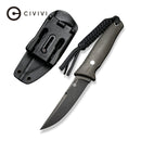 CIVIVI Tamashii Fixed Blade Knife Micarta Handle (4.07" D2 Blade) C19046 - 4 - CIVIVI