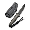 CIVIVI Tamashii Fixed Blade Knife Micarta Handle (4.07" D2 Blade) C19046 - 4 - CIVIVI