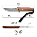 CIVIVI Tamashii Fixed Blade Knife Micarta Handle (4.07" D2 Blade) C19046 - 5 - CIVIVI