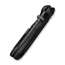 CIVIVI Tarask Flipper & Thumb Stud & Button Lock Knife Black G10 Handle (2.96" Gray Stonewashed Nitro - V Blade) C25023C - 1