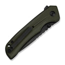 CIVIVI Tarask Flipper & Thumb Stud & Button Lock Knife OD Green G10 Handle (2.96" Black Stonewashed Nitro - V Blade) C25023C - 2