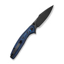 CIVIVI Thraxen Black & Blue & Purple G10 Handle (3.44" Black Stonewashed Nitro - V Blade) C25081 Sample1 - CIVIVI