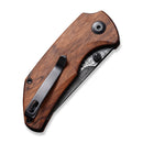 CIVIVI Thug 2 Thumb Stud Knife Wood Handle (2.69" Damascus Blade) C20028C - DS1 - CIVIVI