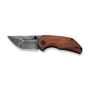 CIVIVI Thug 2 Thumb Stud Knife Wood Handle (2.69" Damascus Blade) C20028C - DS1 - CIVIVI