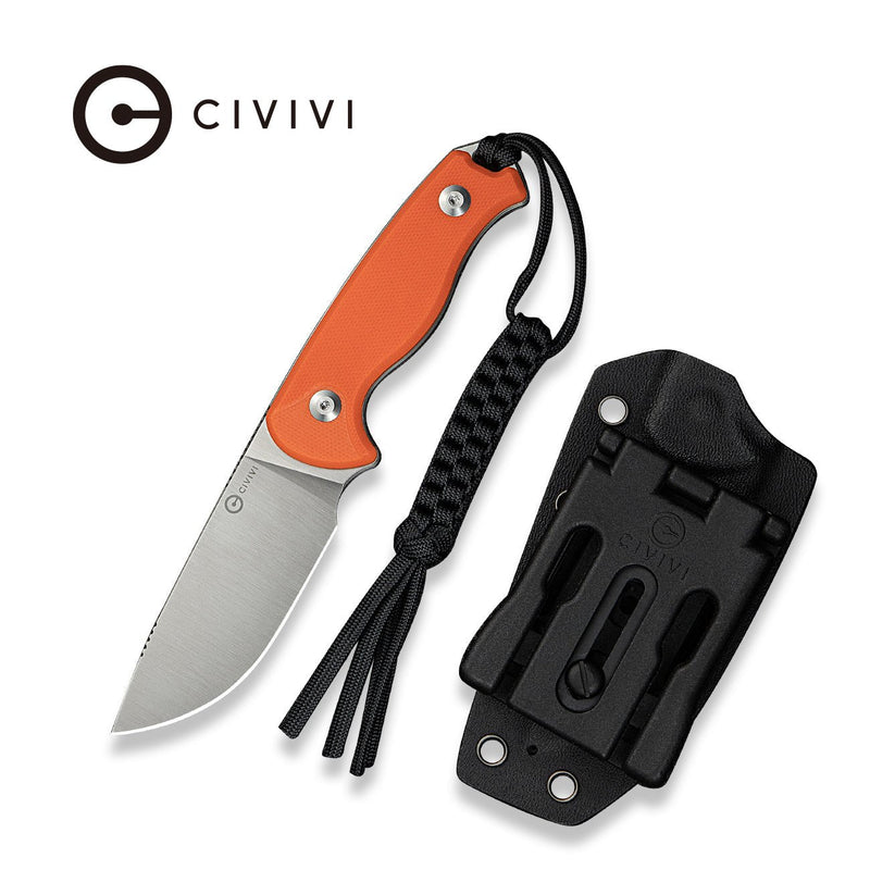 CIVIVI Timberbark Fixed Blade Knife G10 Handle (3.2
