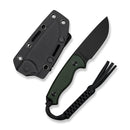 CIVIVI Timberbark Fixed Blade Knife Micarta Handle (3.2" 14C28N Blade) C23094 - 3 - CIVIVI
